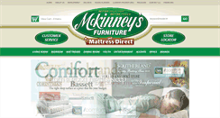 Desktop Screenshot of mckinneysfurniture.com