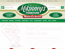 Tablet Screenshot of mckinneysfurniture.com